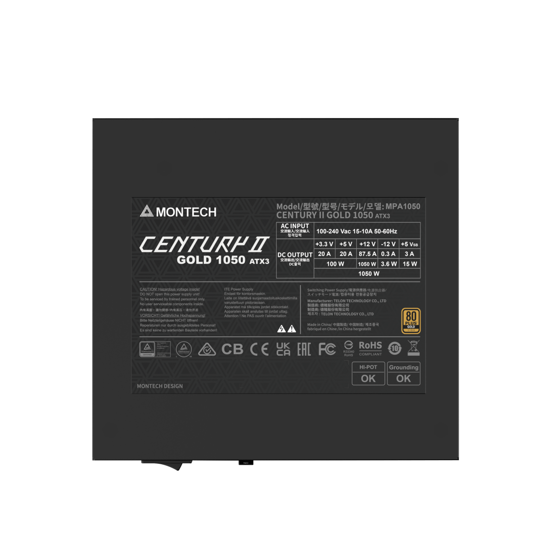 CENTURY II 1050W - MONTECH